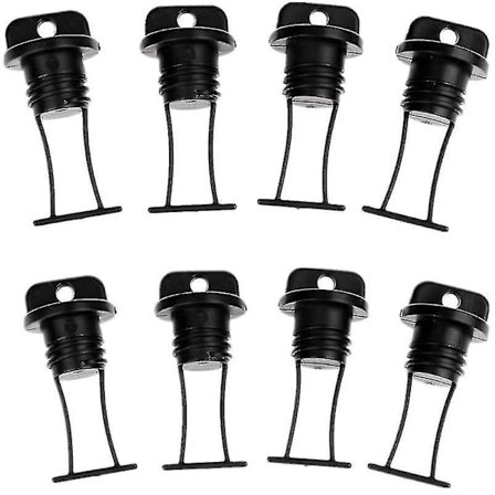 8 stk. Skrogtråd Avløps Plugger Kajakk Tilbehør Plast Båt Avløpshull Propper Passer Til Kano Marine Båt Fiske