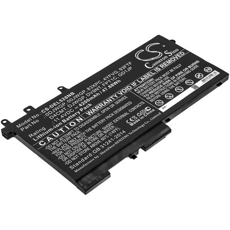 Batteri til bærbar PC for DELL Latitude 12 5290, Latitude E5288 og andre.