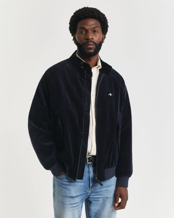 GANT Herren Harrington Jacke aus Cord (M)