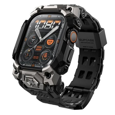 Supcase Unicorn Beetle Ore-etui til Apple Watch Ultra 1 / 2 49mm - Svart