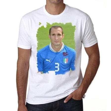 T-shirt - ULTRABASIC - Giorgio Chiellini - 100% bomull - Kortärmad - Bekväm och modern