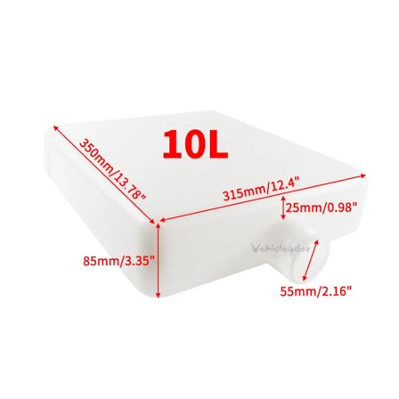 2,5L/4,5L/5L/7L/10L Bränsle Olja Bensin Tank För Bil Lastbil Luft Parkeringsvärmare Bränsletank Olja Bensin Diesel Bensin Förvaring
