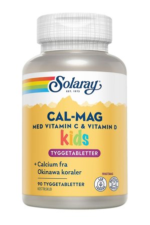 Solaray Calcium Kids 90 tabl., Helse & Madvarer, Mineraler, Mineraler Til Børn