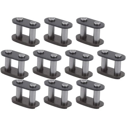 T8f Kæde Master Link - 10 stk. Stål Konnektorer Letvægts Cykelkæde Slidstyrke Master Samleled