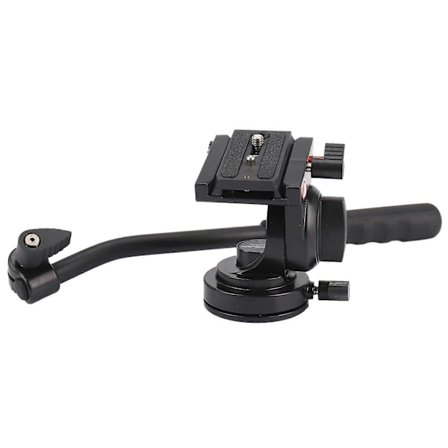 KINGJOY KH-6750 Flexibelt Kamerastativhuvud i Aluminium Fluid Videostativhuvud för Canon, Nikon och Ot