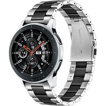 Galaxy Watch-armband 46 mm / S3, Samsung Galaxy Watch3 45 mm massivt rostfritt stål 22 mm snabbspänneband för Samsung Galaxy Galaxy Watch, Gear S3 