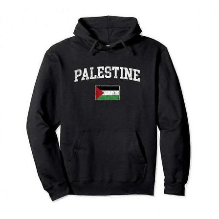 Free Palestine Pullover Hoodie Varm Hoodie