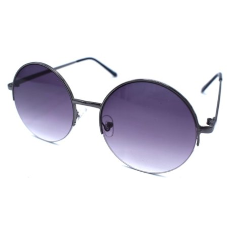 Mørke runde solbriller - KOST