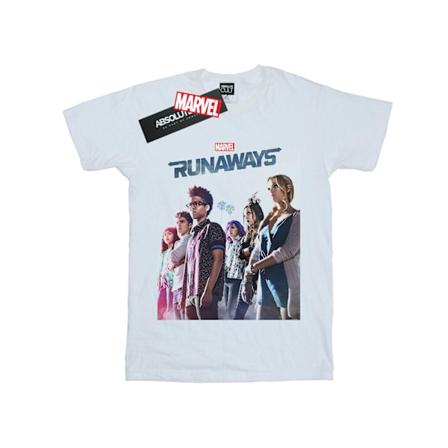 Marvel Girls Runaways Misty Poster Bomull T-shirt 5-6 år Vit White 5-6 Years