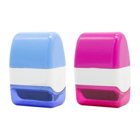 2 stk. Mail-kontoregninger Roller-stempel Identitetstyveribeskyttelse Personligt privatliv