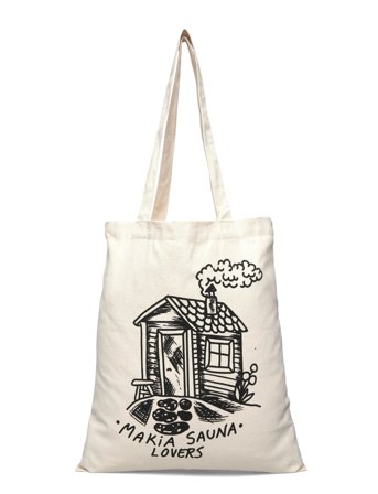 Sauna Tote Bag Makia Cream