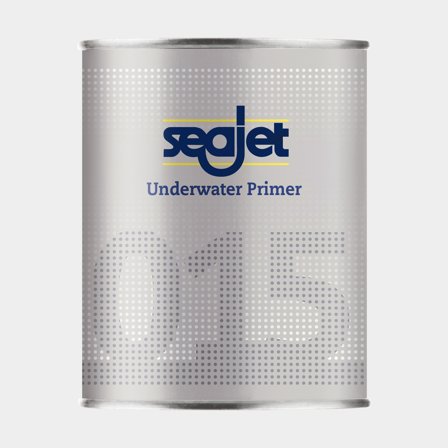 Seajet 015 Underwater Primer grundfärg för bottenfärg, effektivt skydd och vidhäftning, 2,5 liter - silver