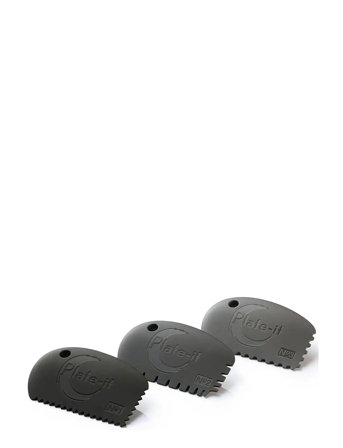 Plate it Scrapers Set Plate-It - Grey - ONE SIZE
