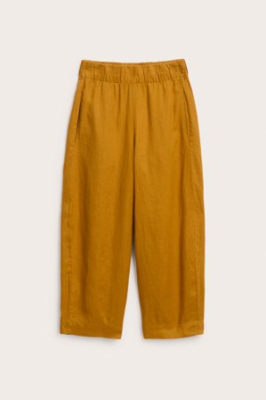 Kappahl | Linbukse barrel fit Gul XS | Dame