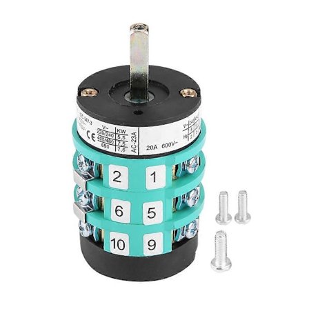 220V/380V Dækskiftemaskine Motor Fremad Bak Kontakt Drejeskive Pedal Kontakt 20A (A)