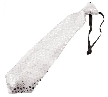 Paljettisolmio LED hopea