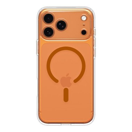 Spigen Mobilskal till iPhone 17 Pro Max Ultra Hybrid Magsafe - Clear/Orange