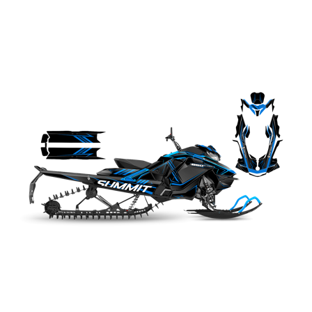 Dekalkit SweTown Team Racer - Ski-Doo Renegade Backcountry X 850 E-Tec 2018-2018