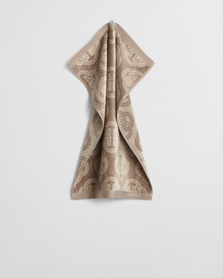 GANT - Monogramhåndkle 50x70cm taupe beige