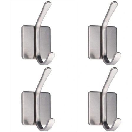 Håndklekrok, selvklebende kroker Bad, selvklebende kleskrok, 4-pakning【PL】