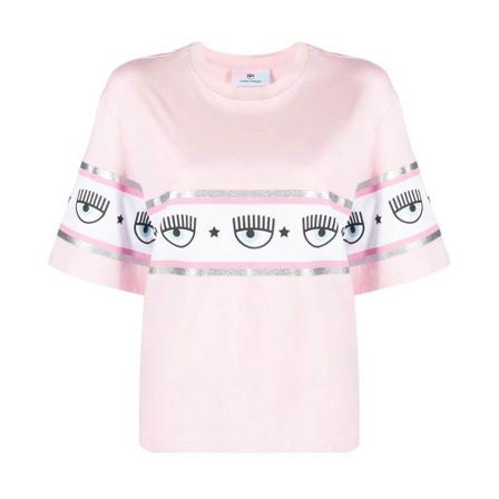 Chiara Ferragni Collection Chiara Ferragni T-shirts and Polos Pink Pink, Dame, Størrelse: XS