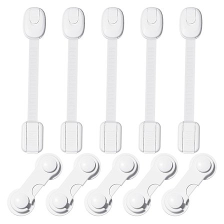 Child Safety Locks, Baby Protective Cabinet Locks, 10 Pack Baby Safety Locks For Kitchen Closets, Dr
