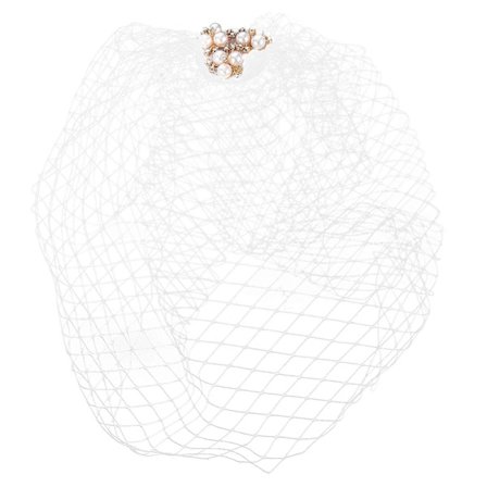 Brude Fascinator Hatt Teselskap Hodeplagg Bryllup Brudeslør Hodebånd Jenter Perle Hodeplagg