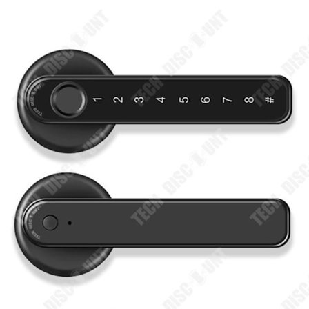 TD Sovrumsdörr Trädörr Fingeravtryckslås Hemmakontor Sfäriskt nyckelhål Smart Lock