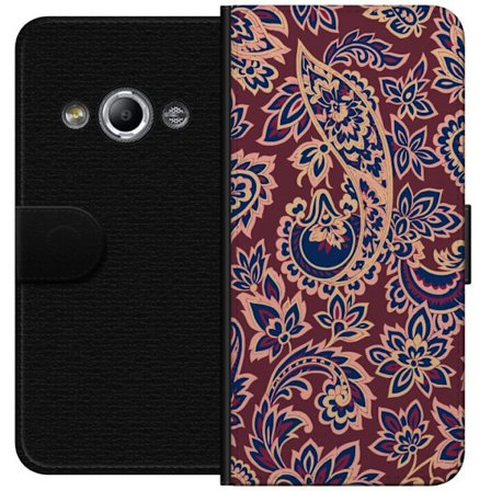 Kompatibelt Lommeboketui til Samsung Galaxy Xcover 3 Paisley boho mønster indisk mønster vintage blomster orientalsk ornament retro tekstil tapet de