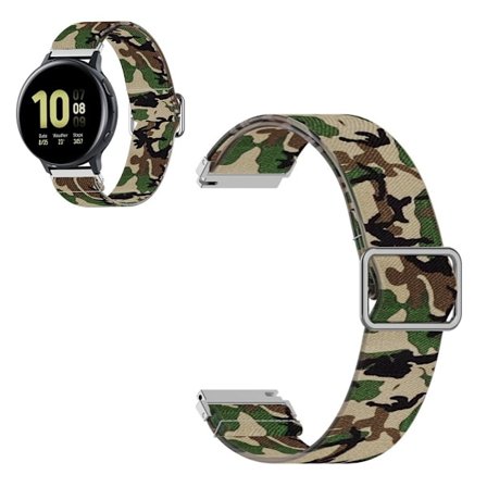 22mm nylon watch band for Huawei and Samsung watch - Camouflage Green