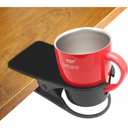 Clip-on dryckeshållare för bord och skrivbord