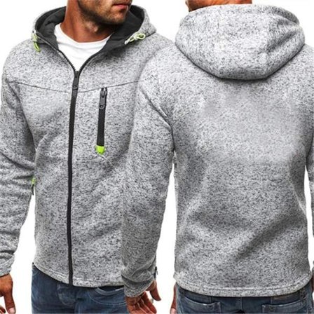 Syksyn ja talven miesten takki neule lumikello hupullinen vapaa-ajan takki vetoketju miesten vaatteet takki