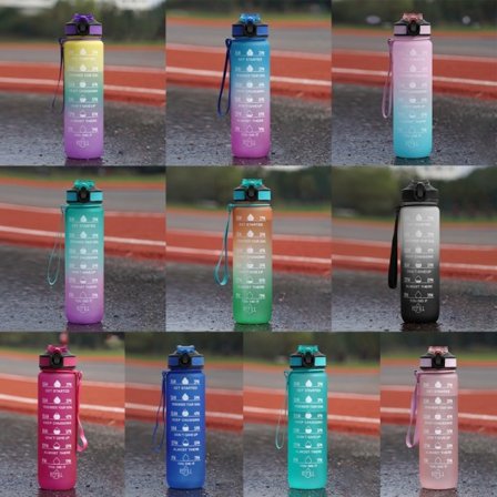 Vattenflaska Sport Drickskopp Plast Vattenkopp