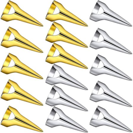 16 kpl säädettävä hiusten jakolinja valintatyökalu metalliosa rengas punontaan