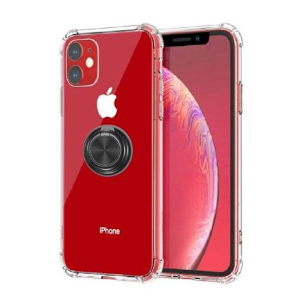 iPhone 11 Pro - Ringhållare TPU Skydd Skal - Transparent
