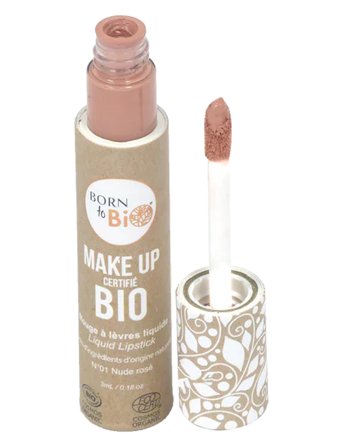 Born to Bio Born To Bio Organic Liquid Lipstick - Pink - 3 ml