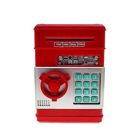 Electronic Piggy Bank Safe Atm Password Cash Box Automatic Deposit Banknotes Gifts Birthday Gifts High Quality