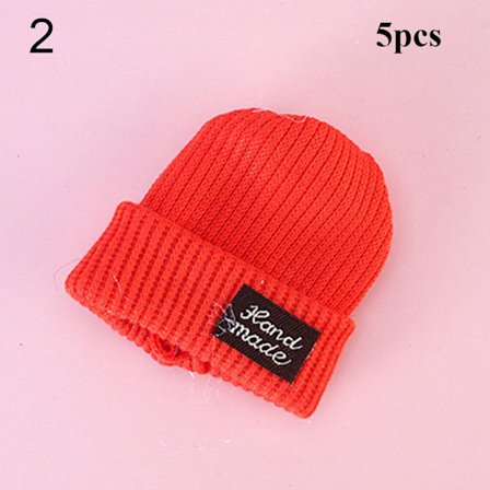 5 st Dockhatt stickad mössa 2 2