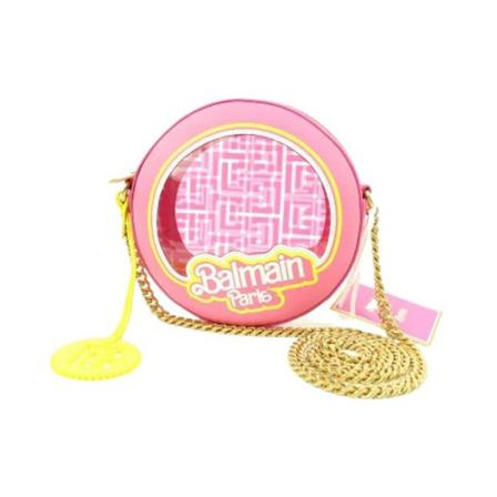 Balmain Pre-owned, Pre-owned Leather crossbody-bags Roze, Dames, Maat:ONE Size