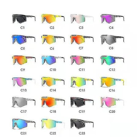 Cykelglasögon Utomhus Solglasögon Mtb Herr Dam Sportglasögon Uv400 Cykel Cykel Solglasögon(C01)