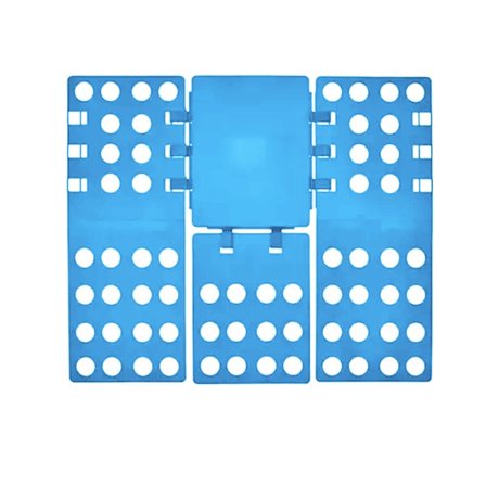 Brett for å brette T-skjorter, arbeidsbesparende, stabil struktur, praktisk lyseblå