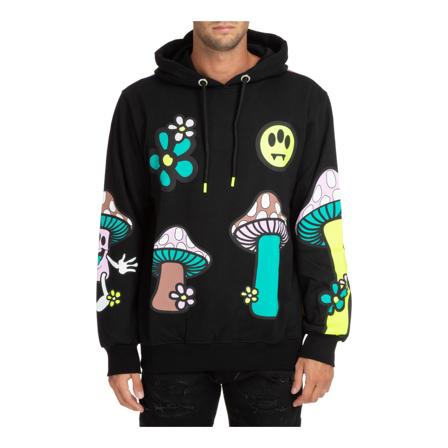 Barrow, Hoodie Zwart, Heren, Maat:XS
