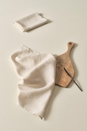 Jotex - Kjøkkenhåndkle i Lin 2-pakke Linbeige - JONIE - Kjøp Kjøkkenhåndklær hos Jotex