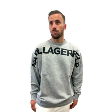 Karl Lagerfeld, Sweatshirts Szary, Mężczyzna, Rozmiar: M
