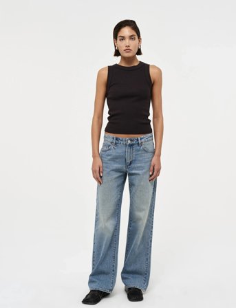 NEUW Daria Boyfriend Vision Mid Vintage Indigo - Blue - 27 x 30