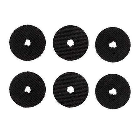 6 stk. Carbon Fiber Fiskesnøre Hjul Bremse Skive Baitcasting