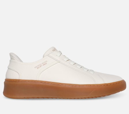 Skechers, Slip-ins: Court Break - Double Vented, 42, Hvid, Herre