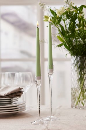 Jotex - Candy Batteridrevet Antikklys Grønn - FLAMME - Kjøp Batterilys hos Jotex