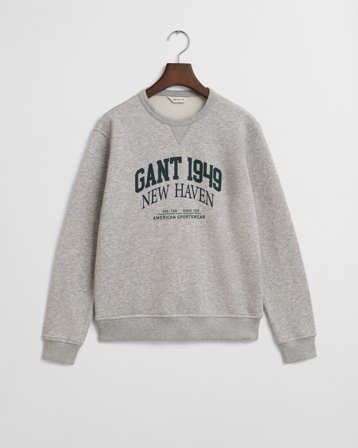 GANT Teenager Graphic Rundhals-Sweatshirt (170) Hellgrau