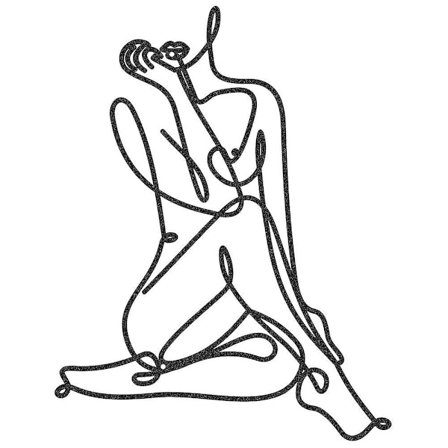 Minimalistisk Kvinnokropp Trådkonst Dekoration Metall Kvinnlig Form Väggdekor Väggkonst Dekoration Metall Kvinnlig Vägg